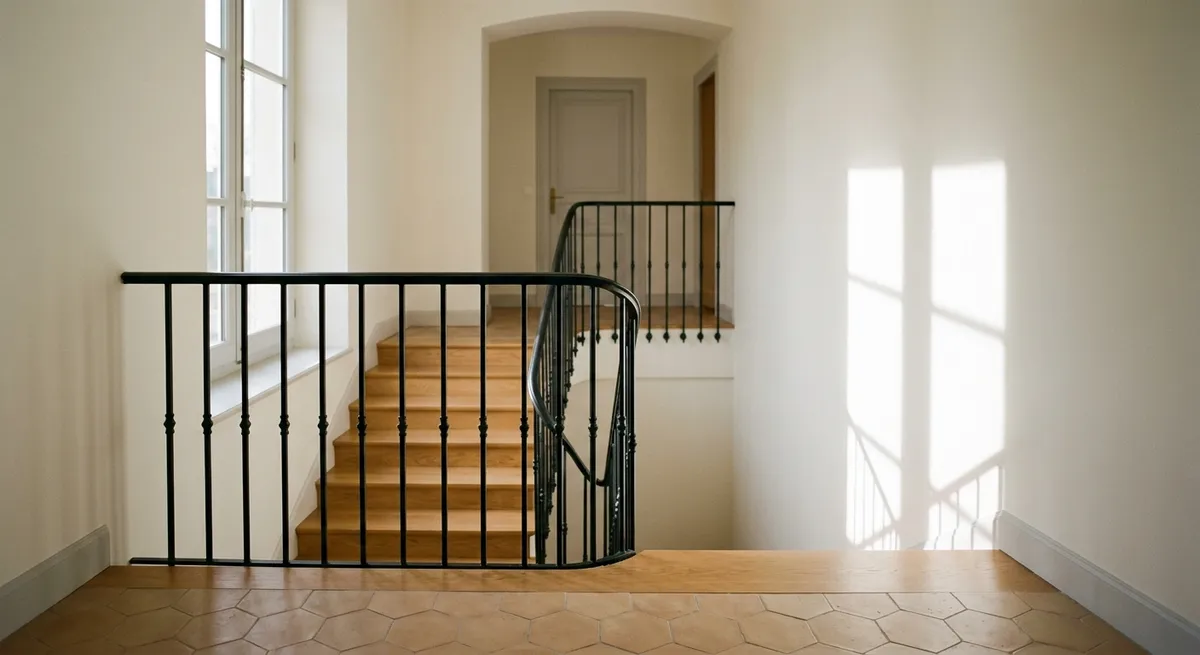 Duplex avec hall d'entrée commun