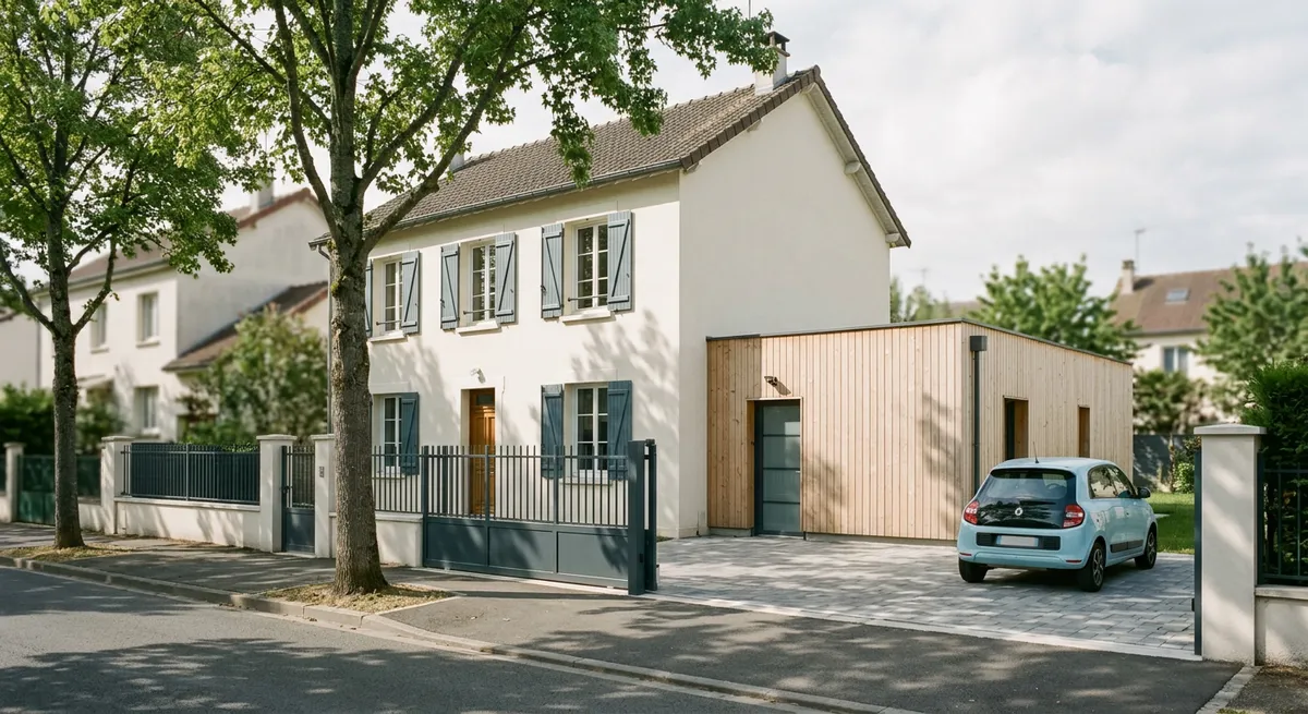 Maison principale avec studio annexe