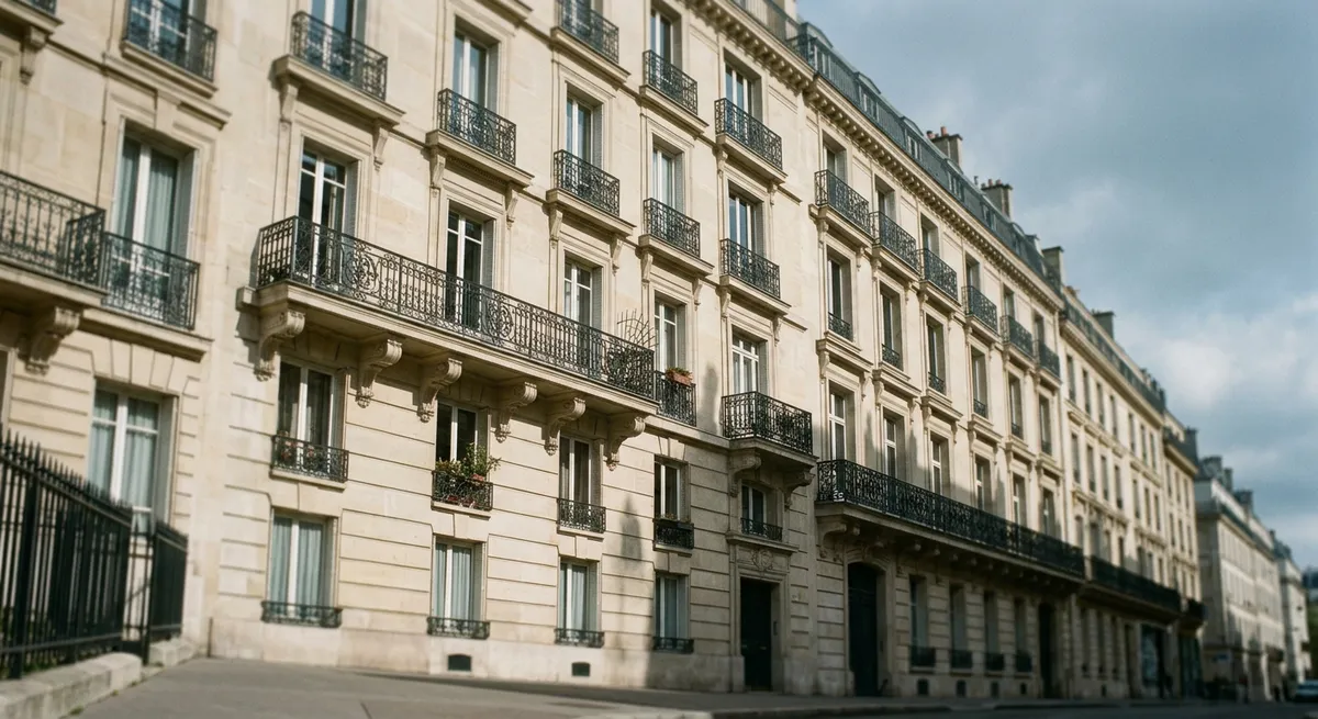Façade d'immeuble haussmannien en copropriété