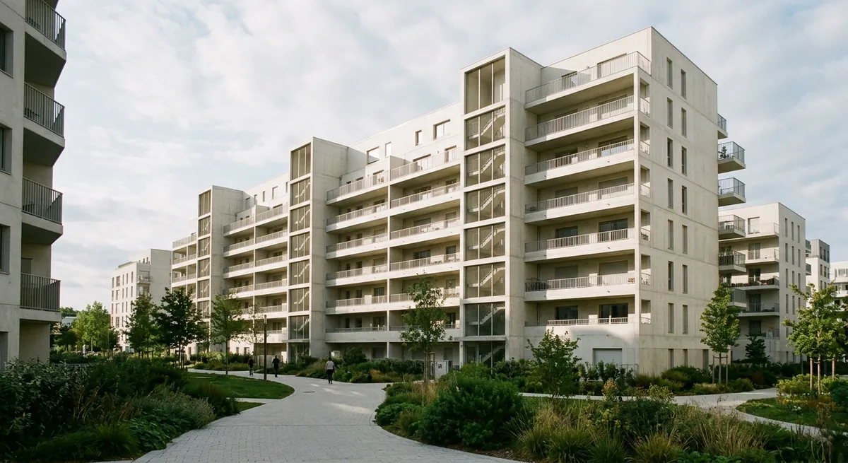 Grand ensemble résidentiel français en copropriété